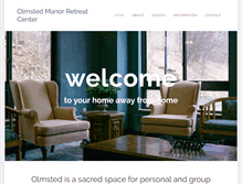 Tablet Screenshot of olmstedmanor.org